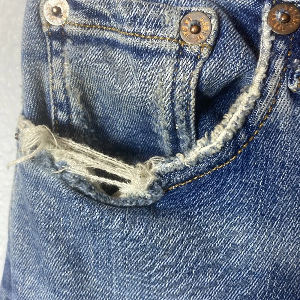 AGOLDE‎ Sophie Cropped Distressed Jeans